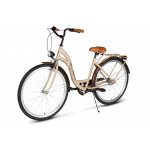 Retro bicykel VELLBERG MADAME 26" NEXUS 3 Prevodový Kávovo-hnedý + košík